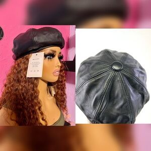 Genuine Lamb Skin Beret Hat